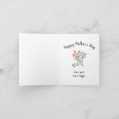 おおもしろい感謝してい母さん与えの日 カード (内部)