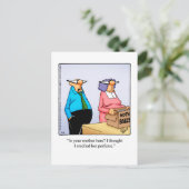 おおもしろい母さんユーモアのはがき ポストカード (スタンド正面)