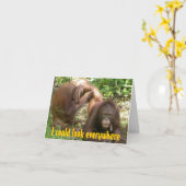 おおもしろい母様の日 カード (黄色い花)