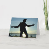 おおもしろい礼ヴィンテージレトログリーティングカード サンキューカード (正面)