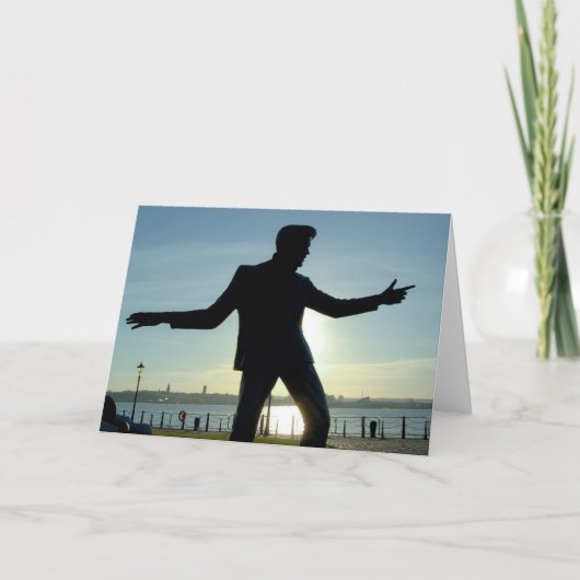 おおもしろい礼ヴィンテージレトログリーティングカード サンキューカード (正面)