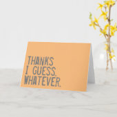 おおもしろい礼 カード (黄色い花)