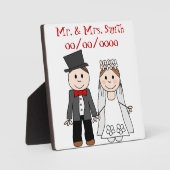 おおもしろい結婚夫婦とミセスとミスター フォトプラーク (正面)