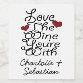 おおもしろい酒が好きパーソナライズされた ワインラベル (シングルラベル)