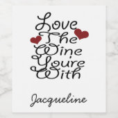 おおもしろい酒が好きパーソナライズされた ワインラベル (シングルラベル)