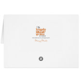 「おおもしろい酒!」 タイプライター誕生日カード (裏面横)