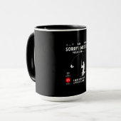 おおもしろい電話し恋しく思てごめんなさい マグカップ (正面左)