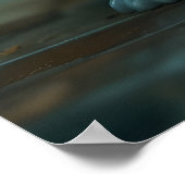 おおもしろい風呂の魚 ポスター (角)