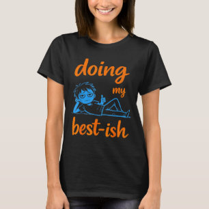 おおよそ最高のユーモアスケッチ人物落書きをしよう Tシャツ