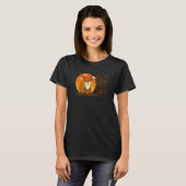 おおキツネ酒男性へ動物女4 Tシャツ (正面フル)