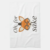 おおキツネ キッチンタオル (縦)