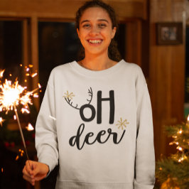 おおシカトナカイの角 楽しいクリスマス Tシャツ