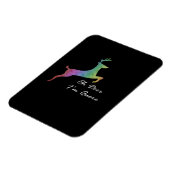 おおシカ クィア 面白い ダジャレ LGBTプライド 記念日 マグネット (左側)
