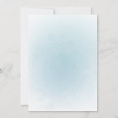 おおゾウ青バルーンボーイ赤ちゃんシャワー 招待状 (裏面)