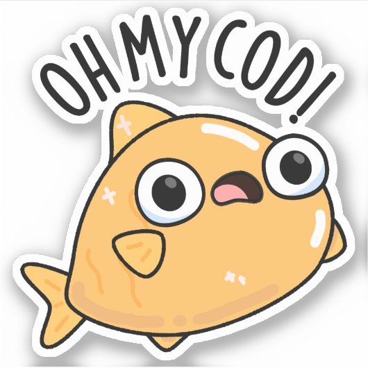 おおタラおもしろいのフン シール (正面)