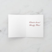 おおナイト・ディバイン!クリスマス出生カード サンキューカード (内部)