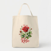 おおバラ トートバッグ (正面)