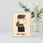 おおファッジ!すいませ忘れん誕生日グルメ ポストカード (スタンド正面)