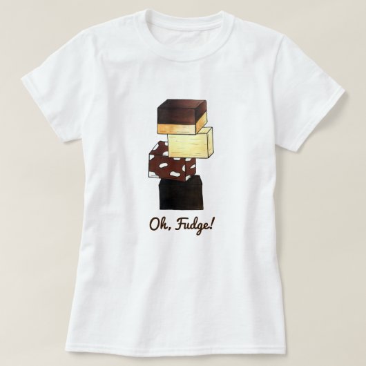 おおファッジ!キャンディスイーツチョコホリック Tシャツ (デザイン正面)