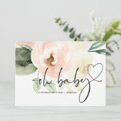 おおベビーガールが新しい母さんにおめでとうピンク カード (スタンド正面)