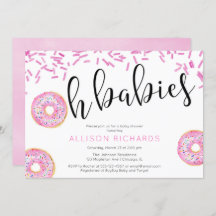 おおベビー双子ドーナツベビーシャワー