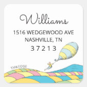 おおベビー行く場所！アドレススクエアSti スクエアシール (正面)