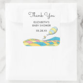 おおベビー行く場所!シャワーありがとうS スクエアシール (バッグ)