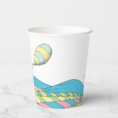 おおベビー行く場所！ベビーシャワー紙 紙コップ (裏面)