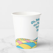 おおベビー行く場所！ベビーシャワー紙 紙コップ (正面)