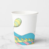 おおベビー行く場所！ベビーシャワー紙 紙コップ (裏面)