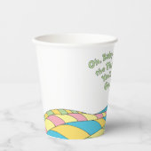 おおベビー行く場所！ベビーシャワー紙 紙コップ (正面)