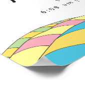 おおベビー行く場所！誕生の状態 ポスター (角)