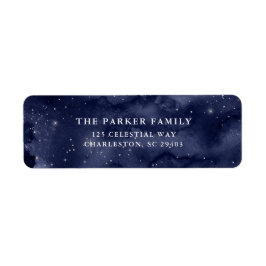 おおホーリーナイト クリスマスダークブルーの星| ラベル