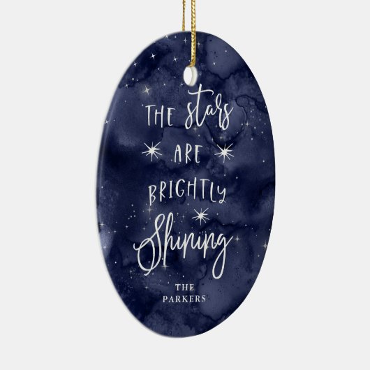 おおホーリーナイト |写真とクリスマスの星 セラミックオーナメント (右)
