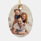 おおホーリーナイト |写真とクリスマスの星 セラミックオーナメント (裏面)