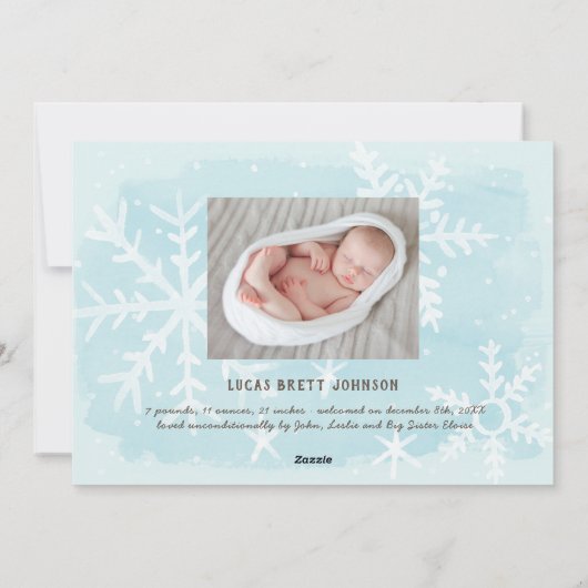 おおホーリーナイト |誕生日のお知らせ写真 シーズンカード (裏面)