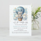 おおボーイアドベンチャーが熱気球で子猫を待つ 招待状 (スタンド正面)