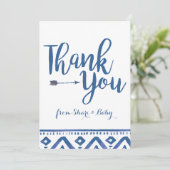 おおボーイトライバル赤ちゃんシャワーありがとう サンキューカード (スタンド正面)