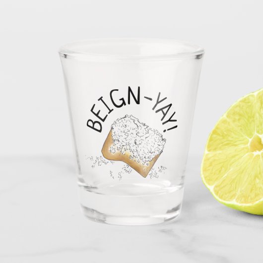 おおーい！ニューオーリンズノーラベイグネットペストリーグルメ ショットグラス (正面)