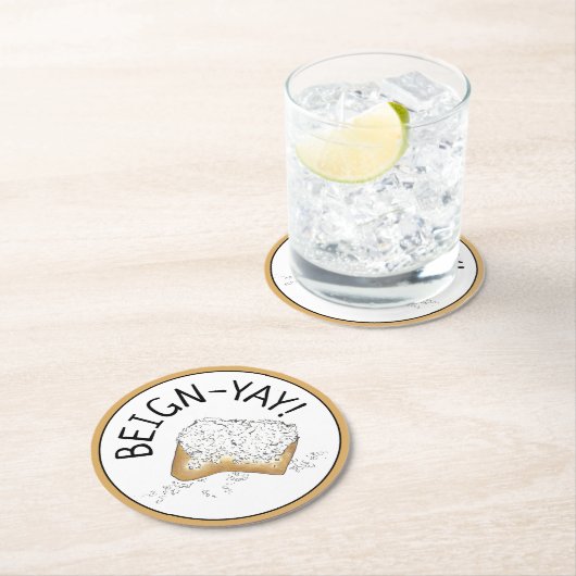 おおーい!ニューオーリンズノーラベイグネットペストリーグルメ ラウンドペーパーコースター (インサイチュ)