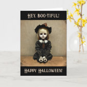 おおーい！ハッピーハローウィン! カード (黄色い花)