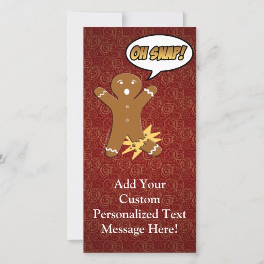 おおー！おもしろいジンジャーブレッドマン (正面)