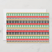 おおー！ジンガーブレッドクッキー任意の年齢の誕生日写真 サンキューカード (裏面)