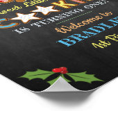 おおー!ジンガーブレッドクッキーAny Age誕生日 ポスター (角)