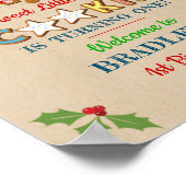 おおー！ジンガーブレッドクッキーAny Age誕生日 ポスター (角)