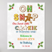 おおー!ジンガーブレッドクッキーAny Age誕生日 ポスター (正面)