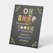 おおー!ジンガーブレッドクッキーAny Age誕生日 台座サイン (正面)