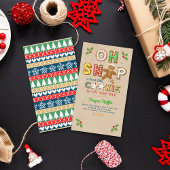 おおー！ジンジャーブレッドクッキー赤ちゃんシャワーおむつ エンクロージャーカード