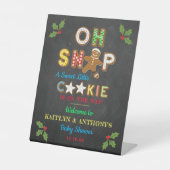 おおー!ジンジャーブレッドクッキー赤ちゃんシャワーへようこそ 台座サイン (正面)