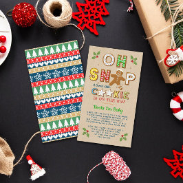 おおー！ジンジャーブレッドクッキー赤ちゃんシャワーブック エンクロージャーカード